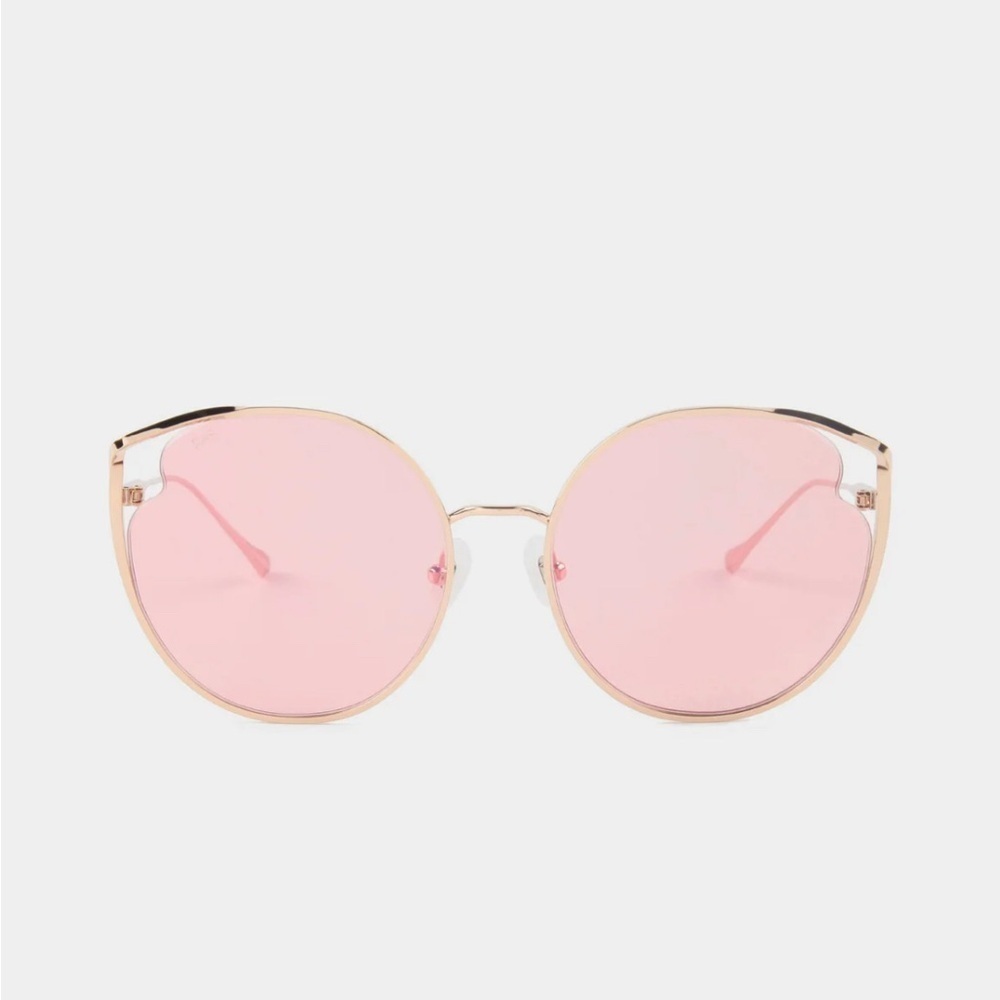 For Art’s Sake Cat Blush Rose Gold Sunglasses